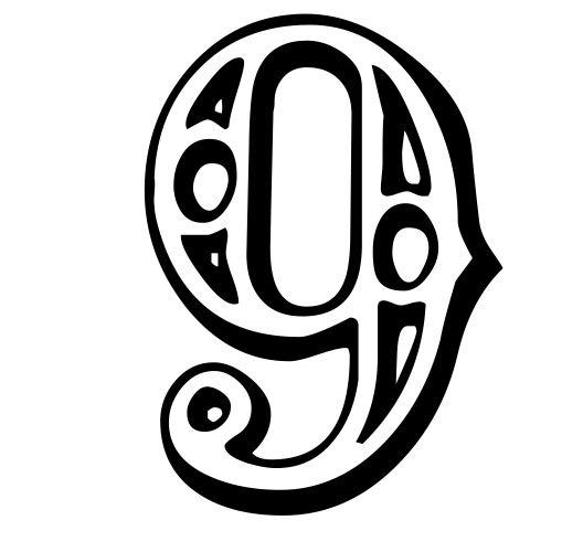 Красивые цифры трафарет