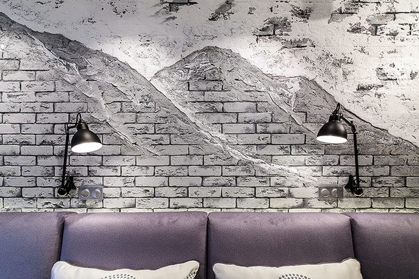 Каменная кладка в интерьере