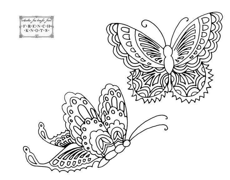 Орнамент для вышивки гладью