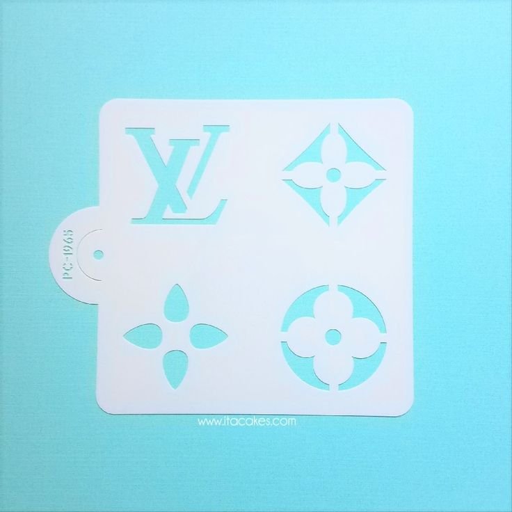 Трафарет Луи Виттон для торта