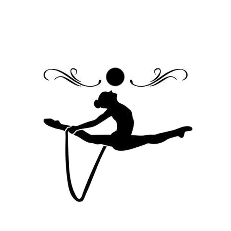 Очертания гимнастки