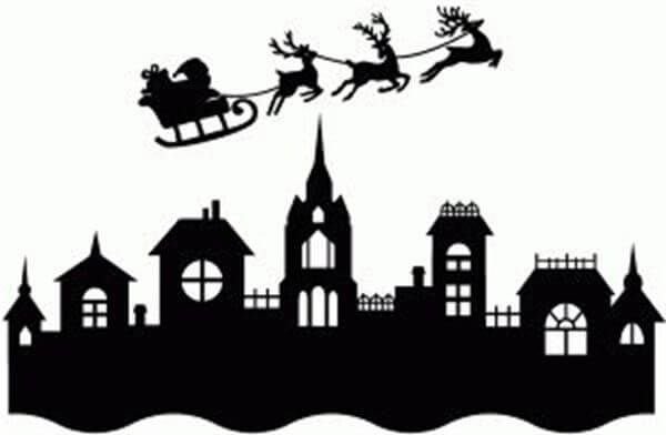 Силуэт старинного города