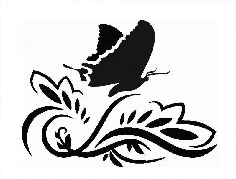 Трафареты для декора стен