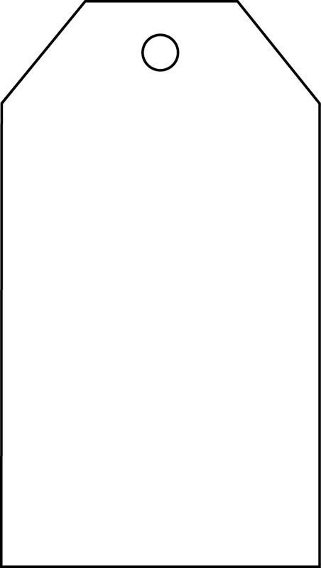 Бирка трафарет