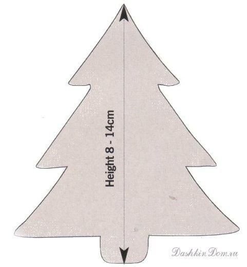 Трафарет "елка"