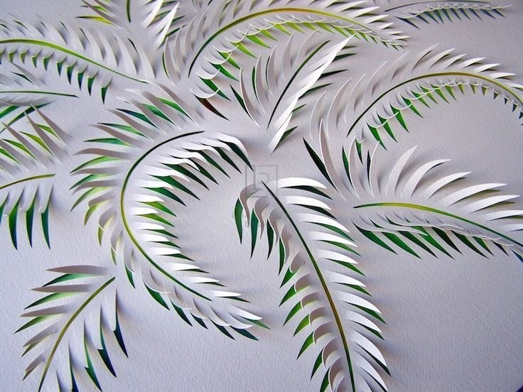 Листья бумагопластика