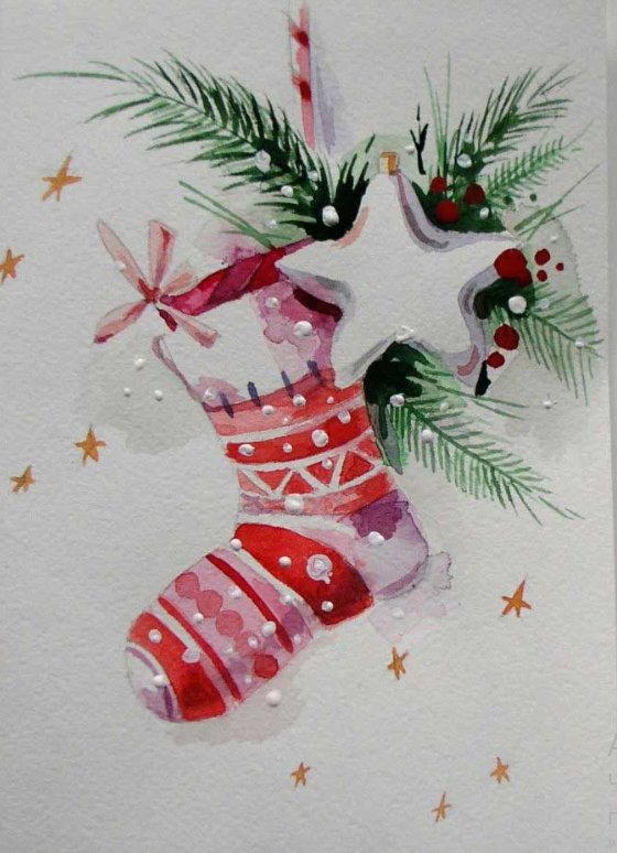 Идеи для новогодних рисунков