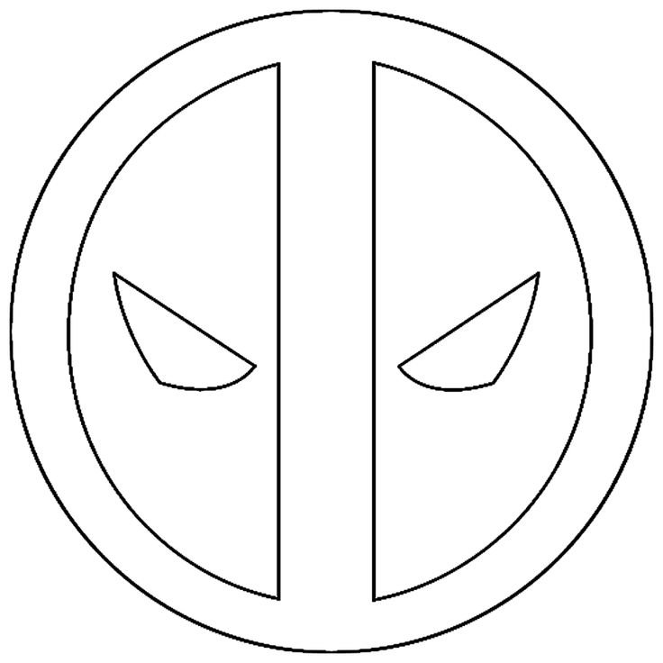 Эмблема супергероев трафарет