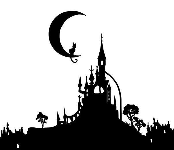 Силуэты старинных замков