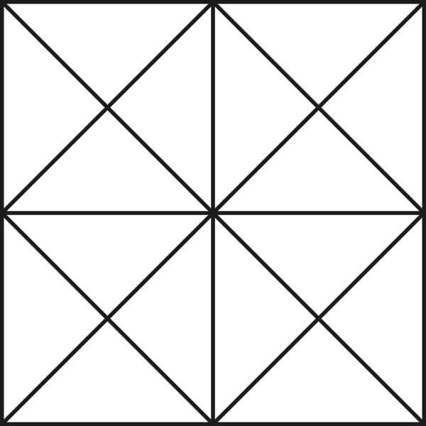 Трафарет квадрат