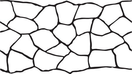 Трафарет для декоративной штукатурки под камень