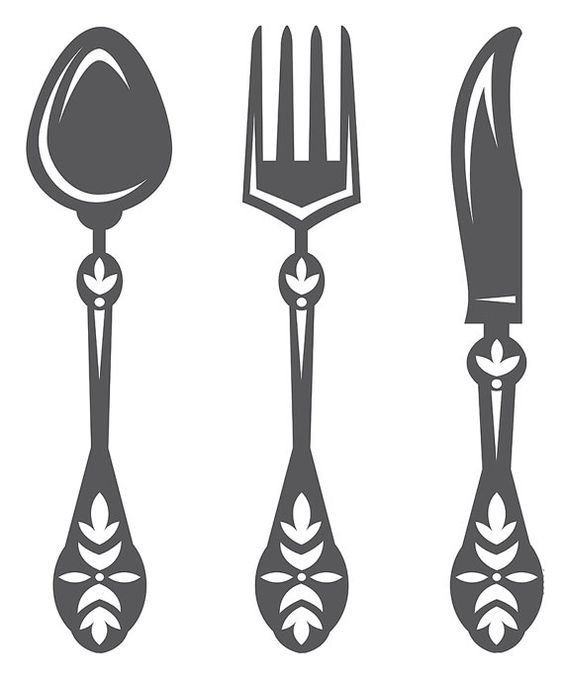 Стилизованная вилка