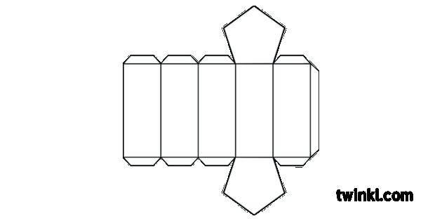 Шестиугольная Призма развертка
