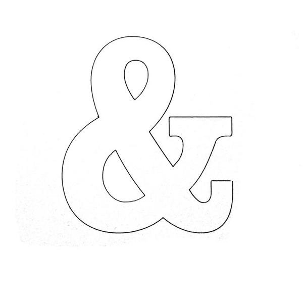 Трафарет знаки