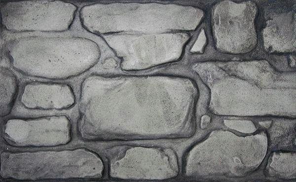 Трафарет имитация камня