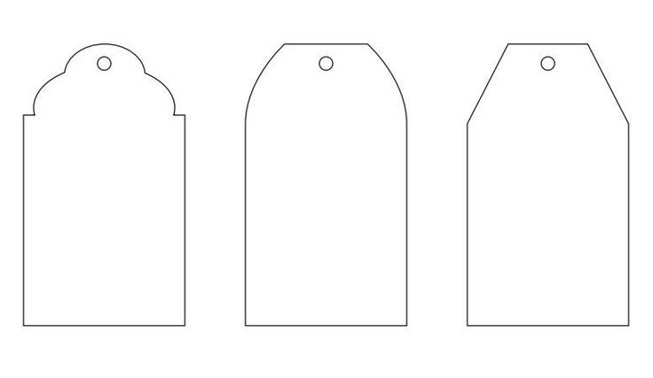 Бирка трафарет