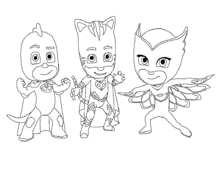 Раскраска для девочек герои в масках