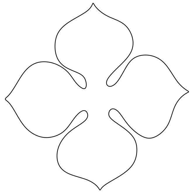 Цветы из фоамирана трафареты