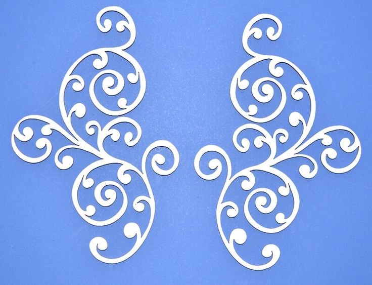 Декор завитки на окна