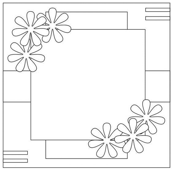 Трафарет для открытки