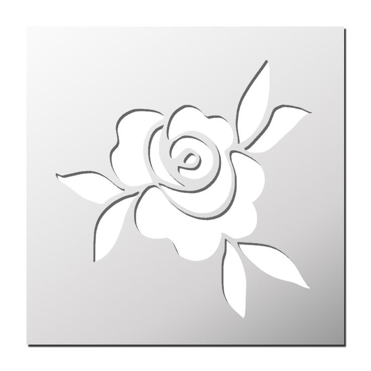 Трафареты цветов для рисования на стенах