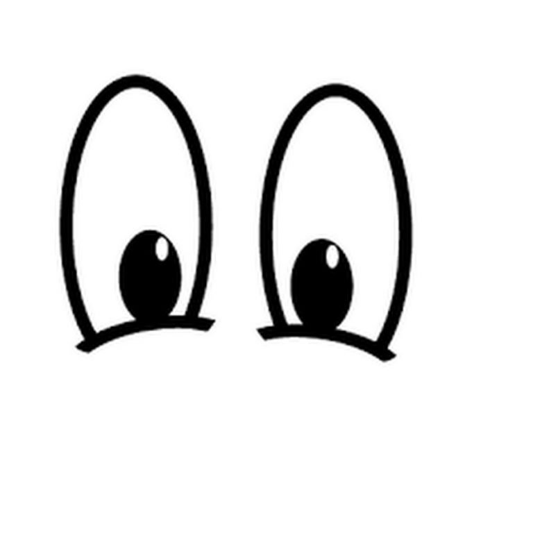 Глаза мультяшные