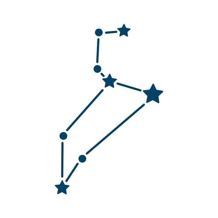 Созвездие Лев схема по точкам