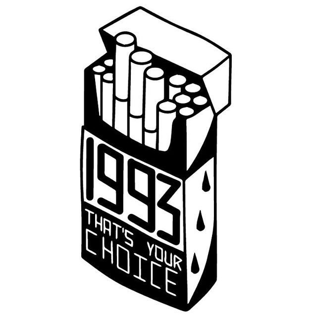 Пачка сигарет эскиз