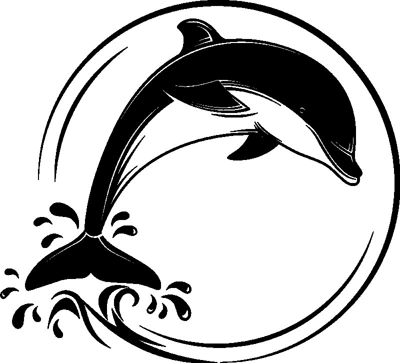 Стилизованный Дельфин