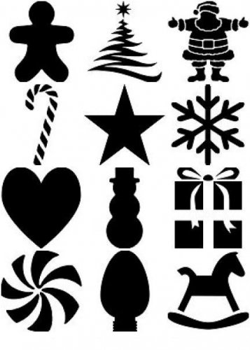 Новый год силуэт