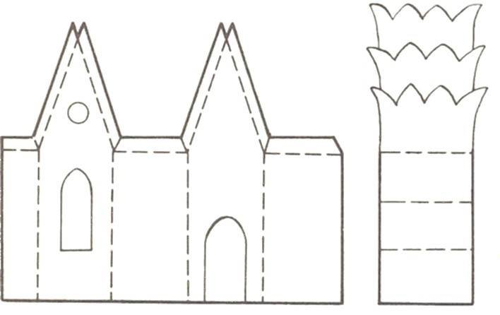 Развертка домика