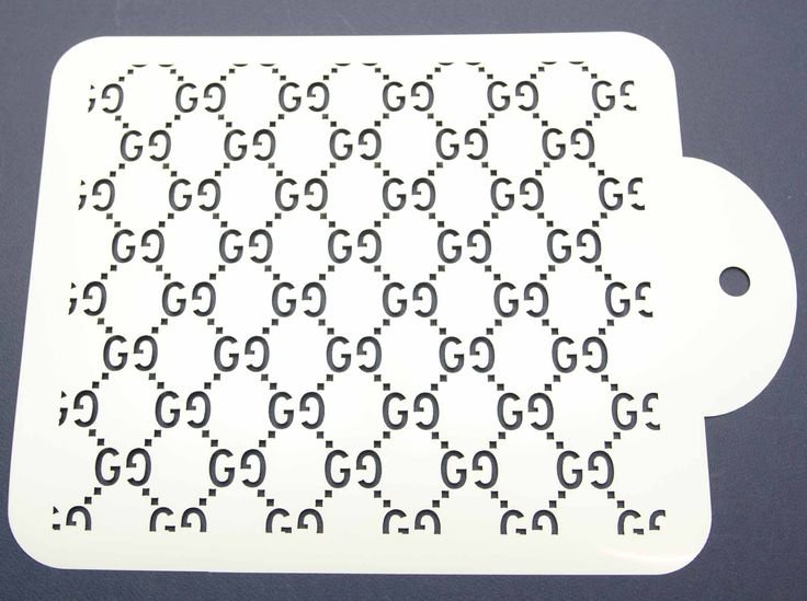 Трафарет гуччи