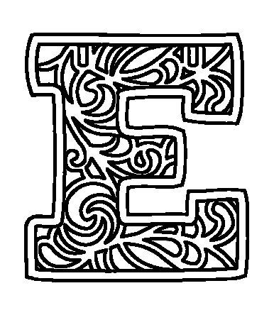 Вытынанка алфавит