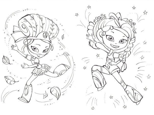 Раскраска сказочный патруль Аленка