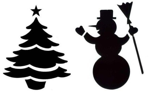 Елка силуэт