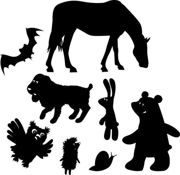 Силуэты для театра теней