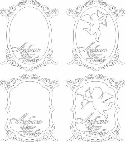 Скрапбукинг шаблоны для печати