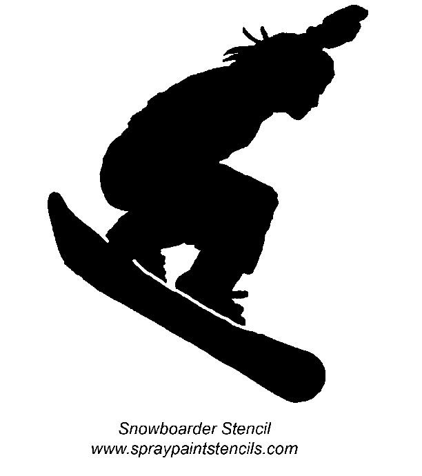 Сноуборд силуэт