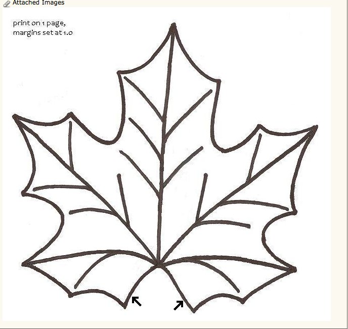 Листья клена шаблоны для вырезания
