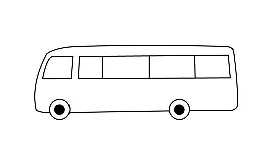 Рисование автобус