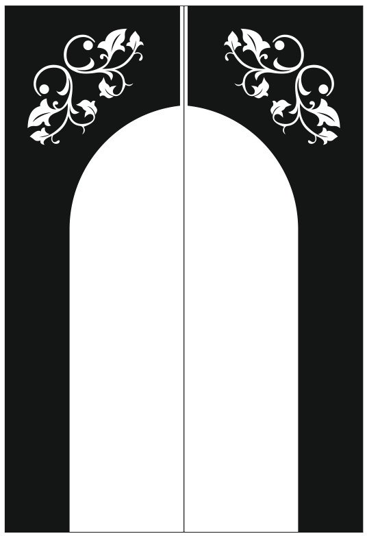 Арка трафарет