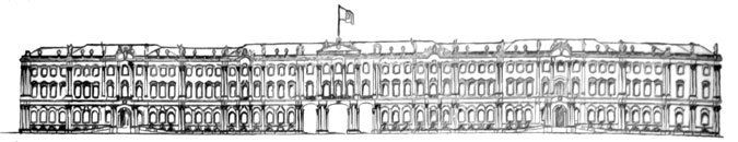 Чертежи зимнего дворца Растрелли