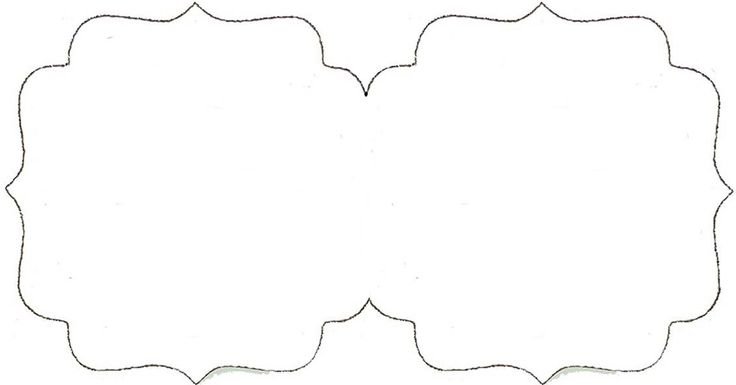 Шаблон открытки для вырезания