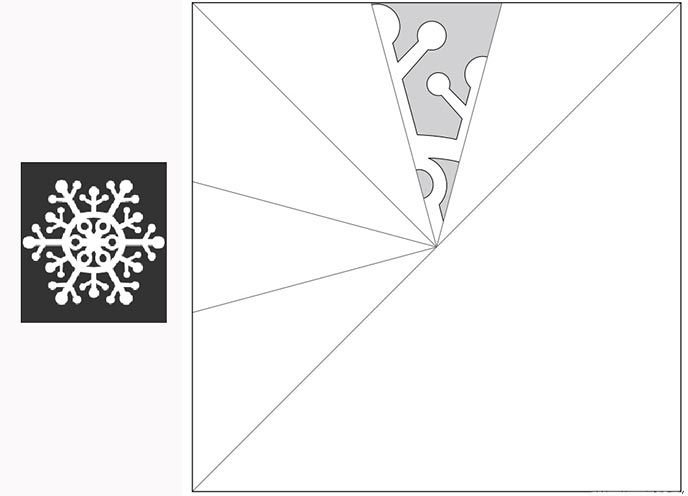 Снежинки на окна трафареты