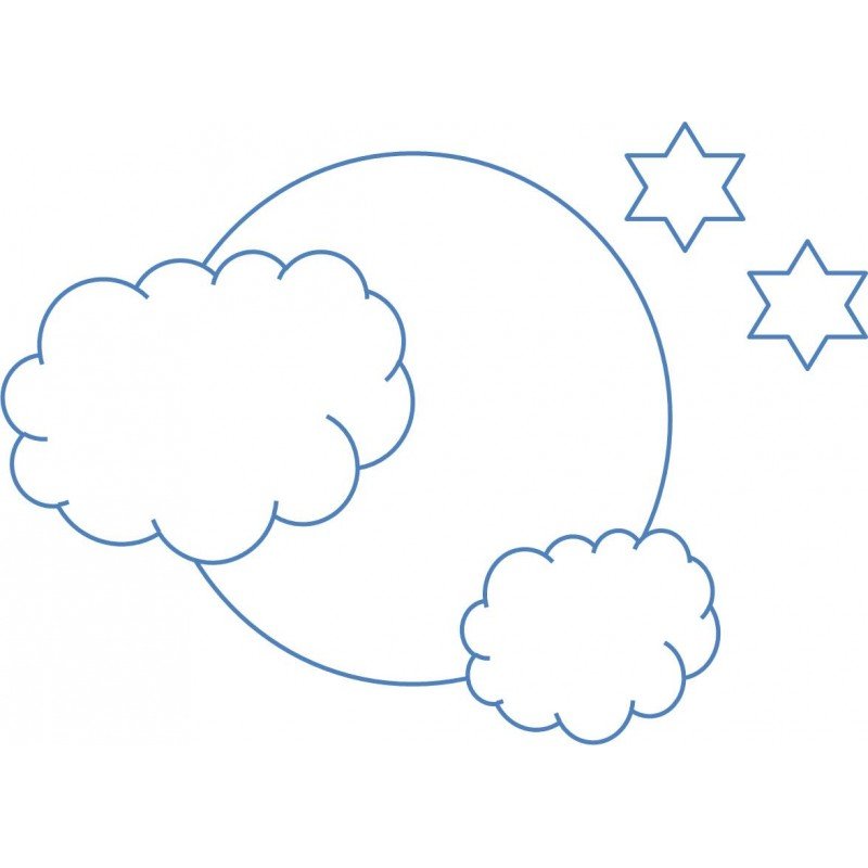 Облако шаблон