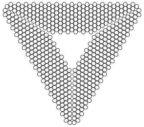 Сетка для мазаичногоплетеня бисер