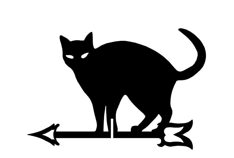 Флюгер в виде кошки