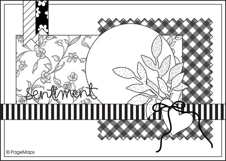 Скетчи для открыток скрапбукинга с примерами