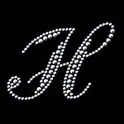 Буквы из страз