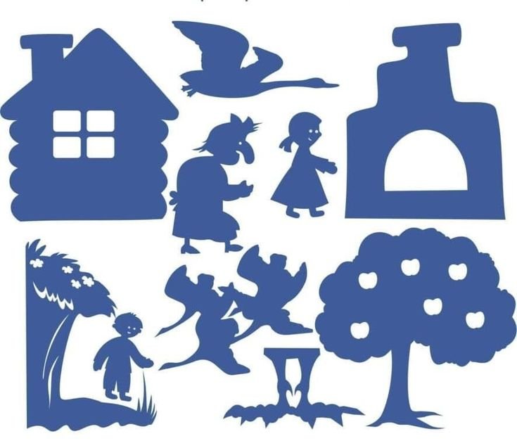 Теневой театр гуси лебеди